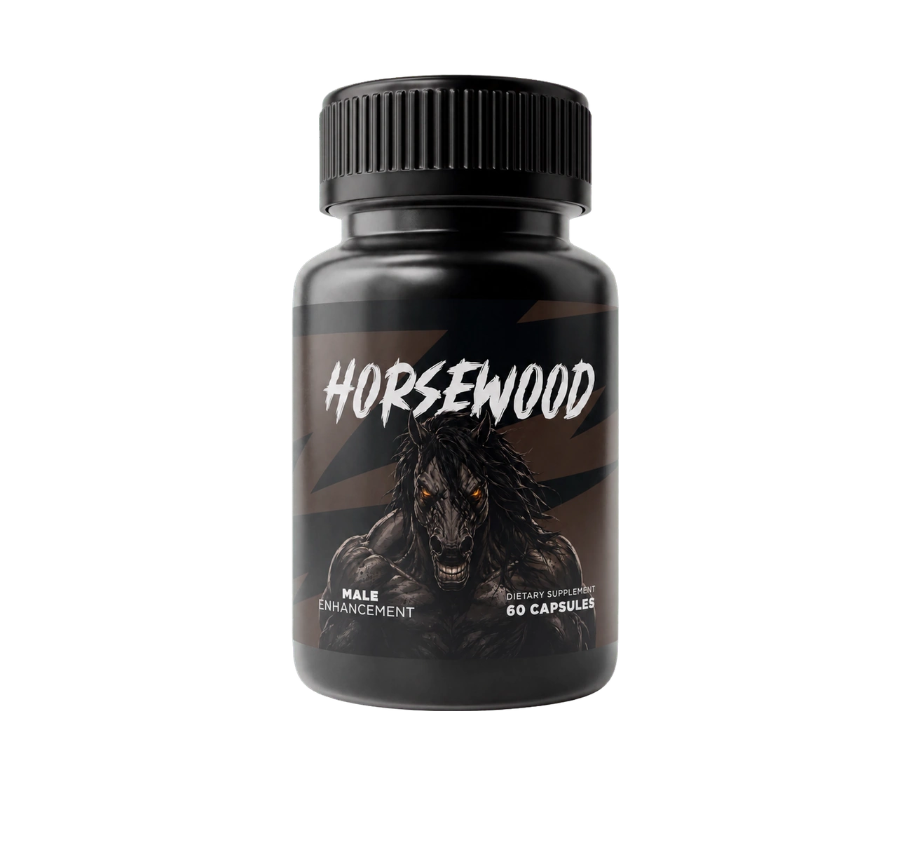 A bottle of Horsewood daily wellness capsules